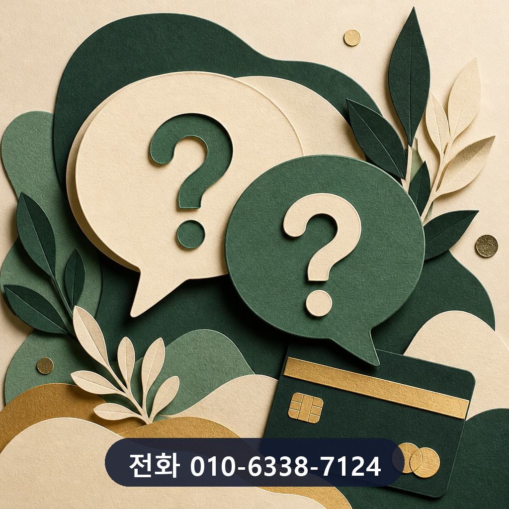 카드깡 하는 곳 자주 묻는 질문 이미지